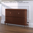 CI-RC660-20-MET-COPPER-LS01 - Richmond 4 Column Victorian Cast Iron Radiator H660mm x W1764mm CI-RC660-20-MET-COPPER-LS01 - Richmond 4 Column Victorian Cast Iron Radiator H660mm x W1764mm